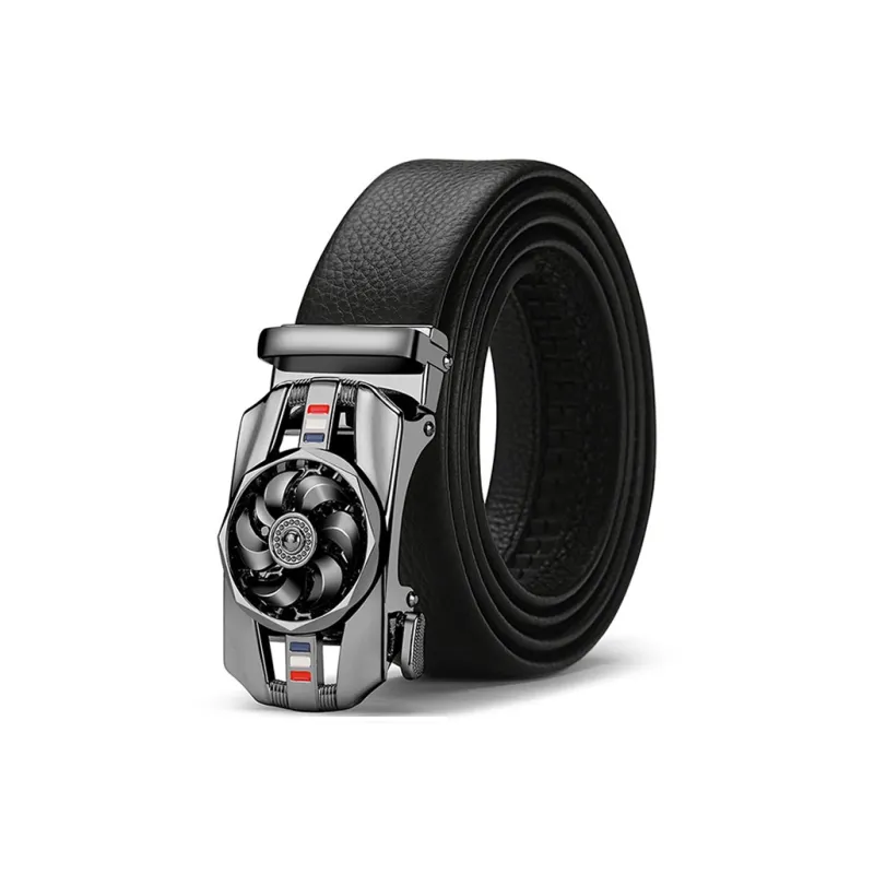 Lanza Cow Split Leather Belts Men's Width 3.5cm-6