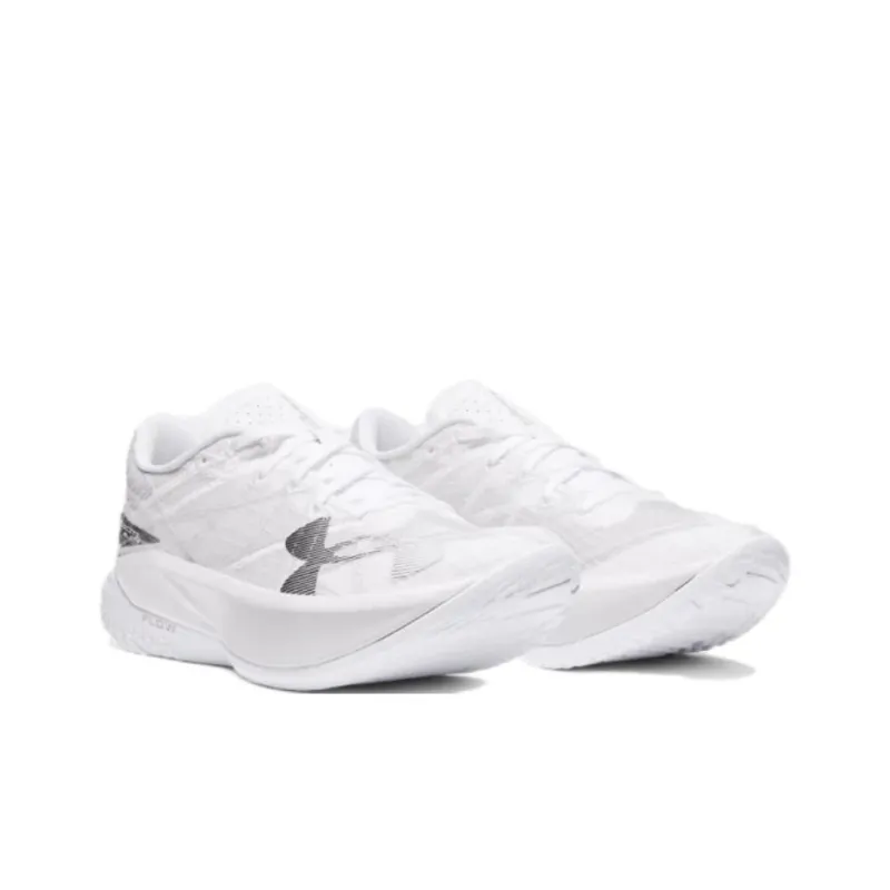 Under Armour Velociti Elite 2 Breathable Slip Resistant Low Top Running Shoes Unisex White Silver-2