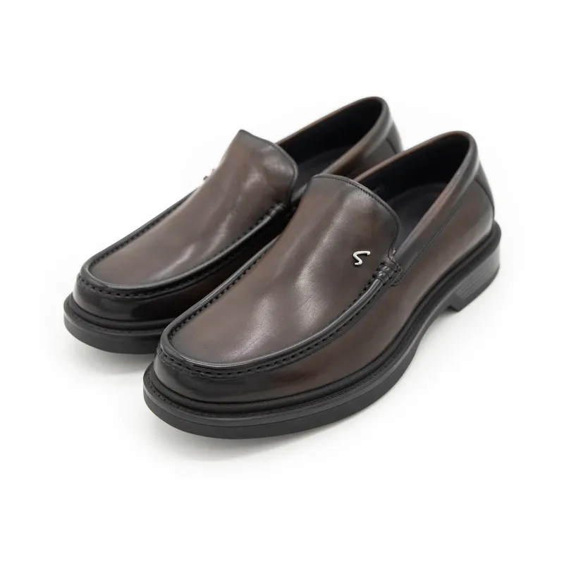 Satchi Dress Shoes Men's Dark Brown-2