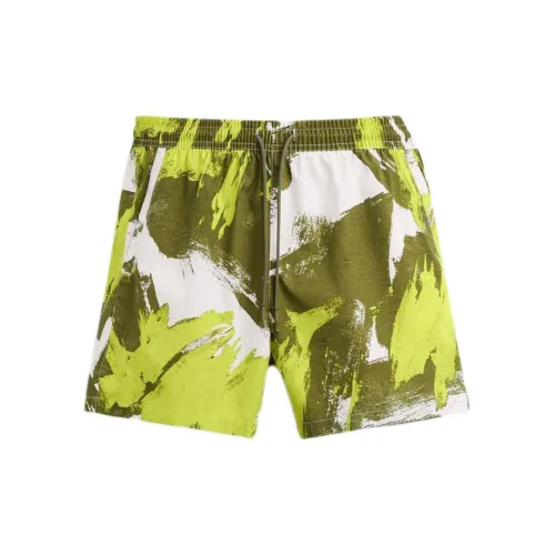 ZARA Swimming Shorts Men Neon Orange