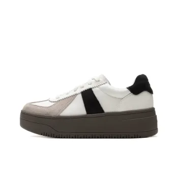 LiNing Cheese 2.0 German Training Anti-Slip And Wear-Resistant Breathable Low-Top Skateboard Shoes Women's White Black