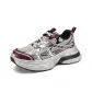 Silver/Red