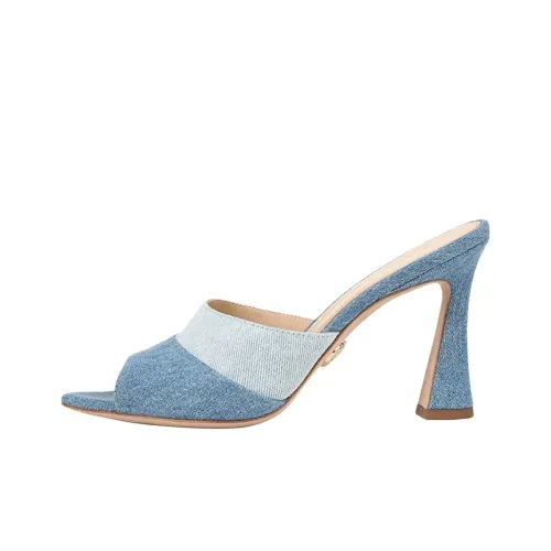 VERONICA BEARD Slide Slippers 8.9cm Women's Blue