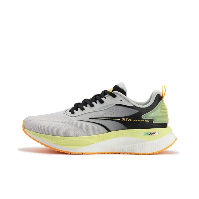 361° Speed Boost CQT Durable Breathable Low Top Casual Running Shoes Men's Gray Green-0