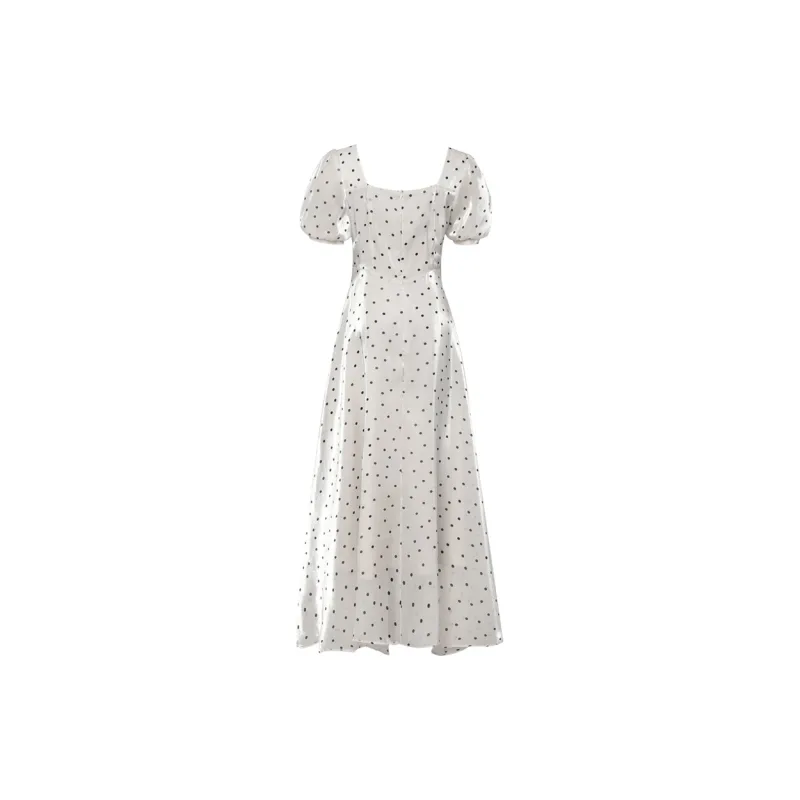 Duffy Fashion Short Sleeved Dresses Women's Light Apricot-1