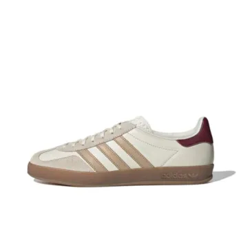 Adidas Originals GAZELLE INDOOR Anti Slip Wear Resistant Low Top Skateboard Shoes Unisex Brown