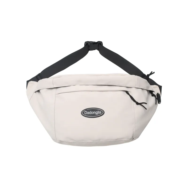 OURFUN Nylon Sling Bag Regular Unisex White/Black/Yellow/Orange-0