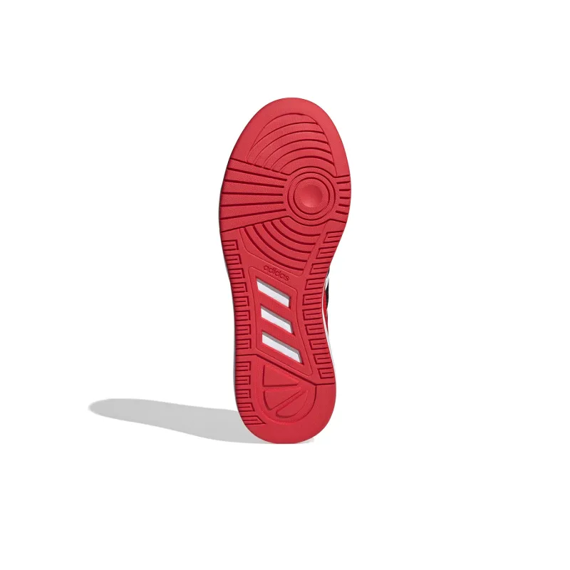 Adidas LITE BALLER Classic Sports Casual Skateboard Shoes Unisex Red White-3