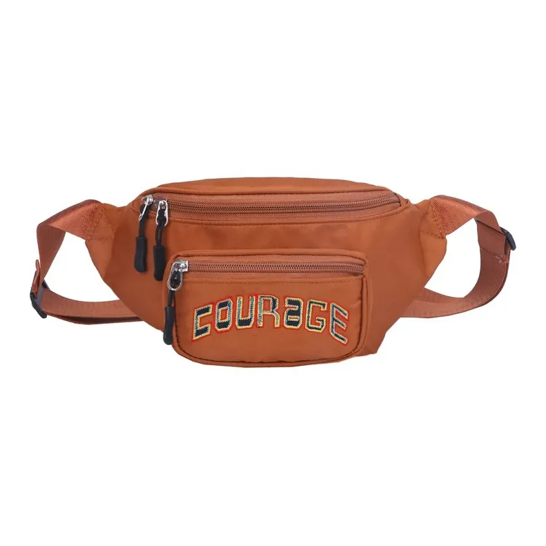 OURFUN Nylon Sling Bag Regular Unisex White/Black/Blue/Brown-9