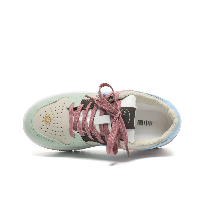 Circle Small Coverage Slip-Resistant Cushioning Wear-Resistant Balance Low-Top Skateboard Shoes Women's-4