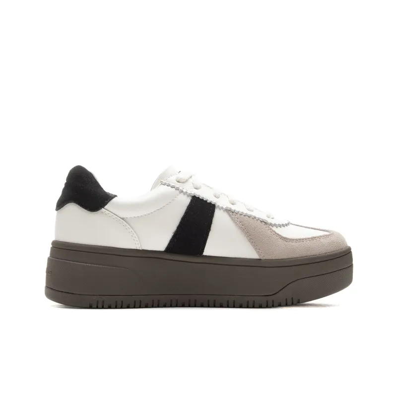 LiNing Cheese 2.0 German Training Anti Slip And Wear Resistant Breathable Low Top Skateboard Shoes Women's White Black-1