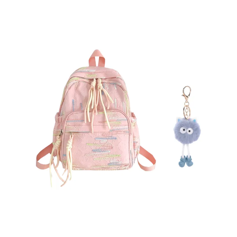 KAMLUI Nylon Fabric Backpacks Backpack Small Size Unisex Multicolor-11