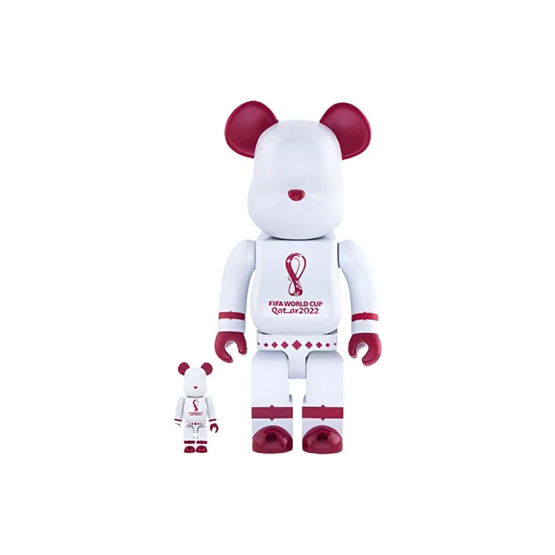 Bearbrick X Fifa World Cup Qatar 2022 White Chrome-0