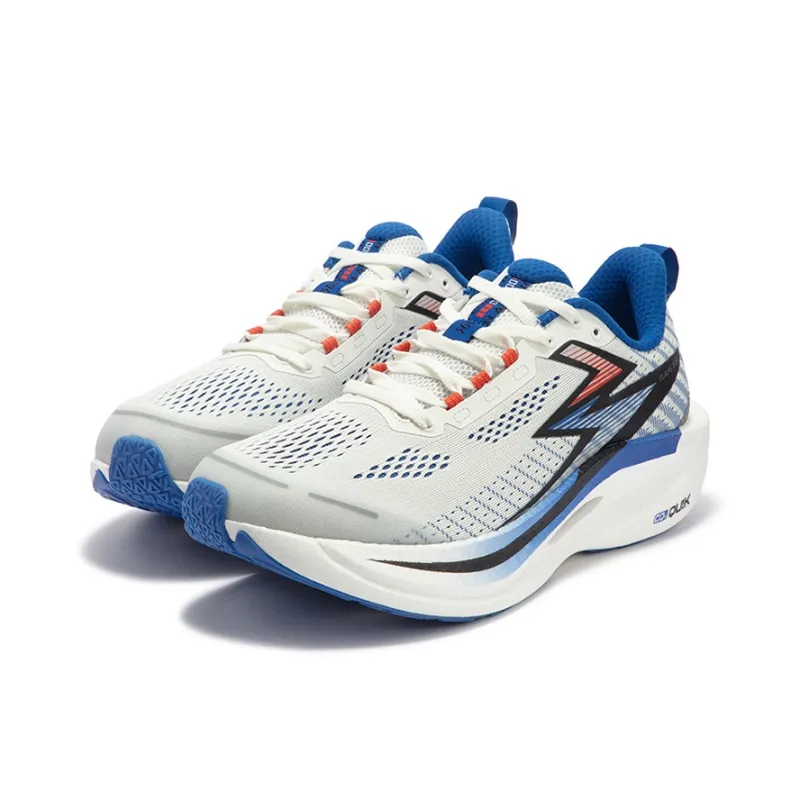 361° Cushioning Anti Slip Wear Resistant Breathability Low Top Running Shoes Unisex Numbers Blue-2