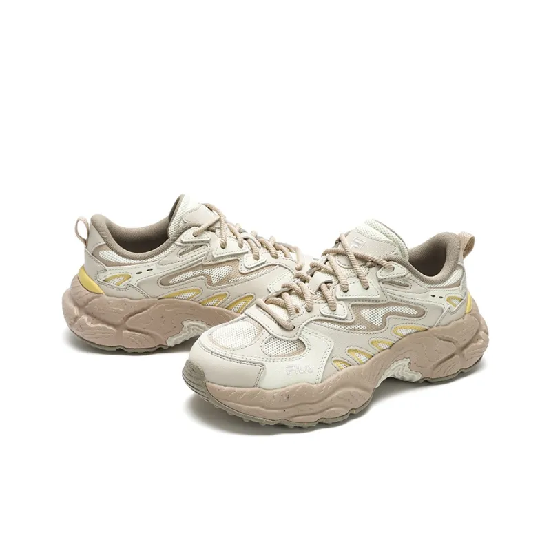 FILA Fern Low-Top Casual Shoes Women's White Gray-3