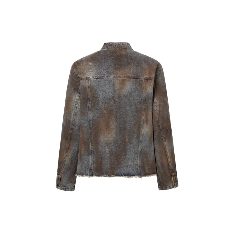 EPTISON Denim Jackets Unisex Vintage Denim Blue-1