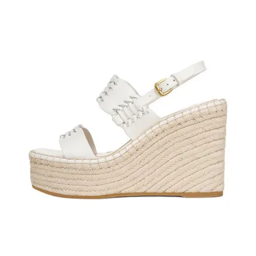 VERONICA BEARD RIYA Strap Sandals 9cm Women's White
