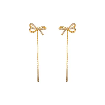 WAW Gold-Plated Copper Drop Earrings Women's