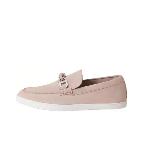 HERMES Loafers Men Pink