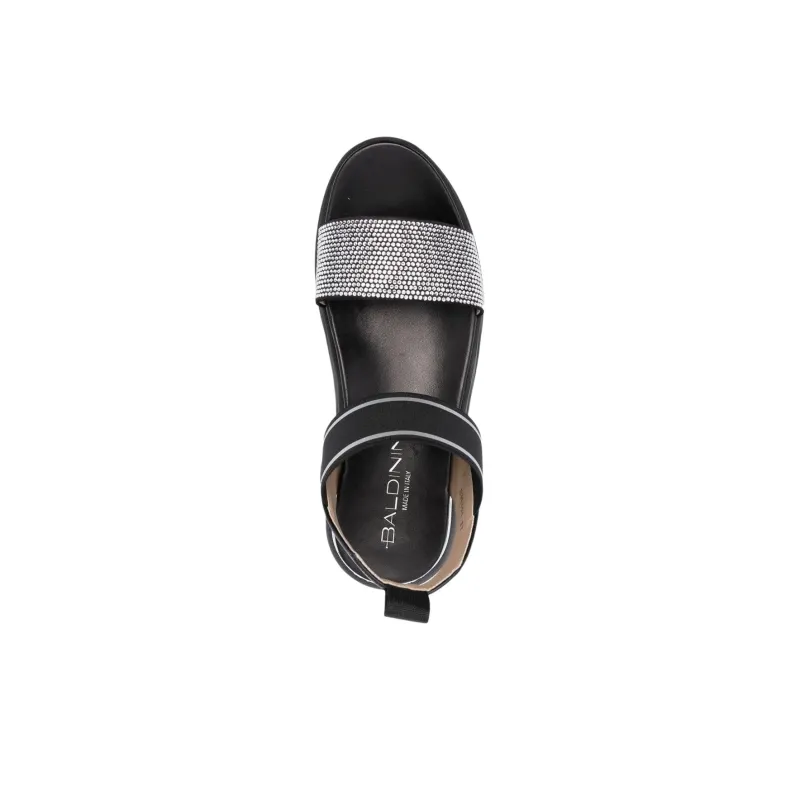 Baldinini One Strap Sandals 4.5cm Women's Black-3