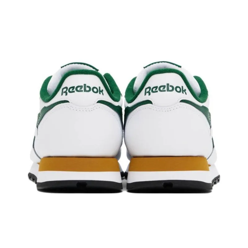 Reebok Classic Leather 'White Dark Green Gold'-3