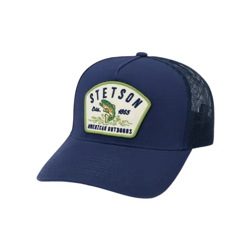 STETSON Cotton Baseball Caps Unisex Dark Blue