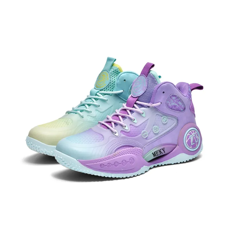 MEKY Anti Slip Wear Resistant High Top Basketball Shoes Unisex-17