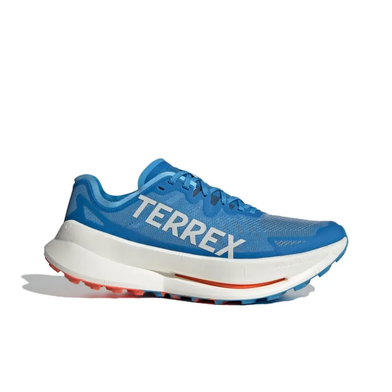 Adidas TERREX AGRAVIC SPEED Anti Slip Wear Resistant Low Top Trail Running Running Shoes Men's Blue Gray-1