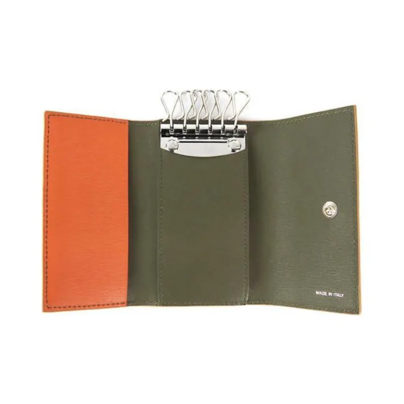 Paul Smith Cow Leather Wallet Key Pouch Men's Tawny-3
