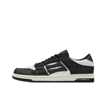 AMIRI Skel Top Low Low Top Skateboard Shoes Men's Black White