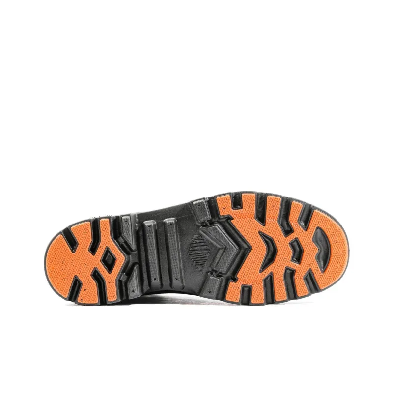 Palladium Pampa Wear resistant And Waterproof High Top Outdoor Shoes Women's Black Pink-4