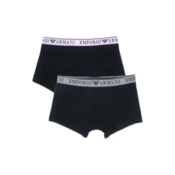 EMPORIO ARMANI Logo waistband Boxers Pack Of Two