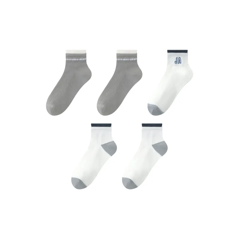 MIIOW Mid Calf Socks Men's 5 Pack-8