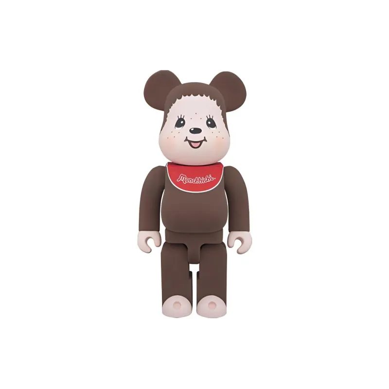 BE@RBRICK Monchhichi 42nd Birthday Brown-0