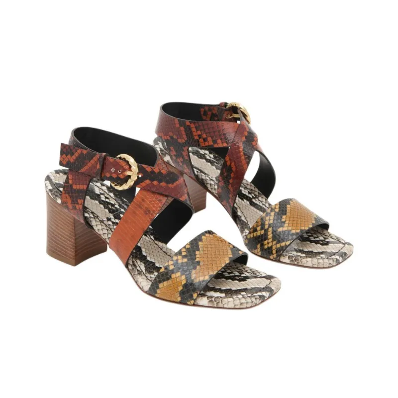 Ulla Johnson Ameline Strap Sandals Women's Brown-4