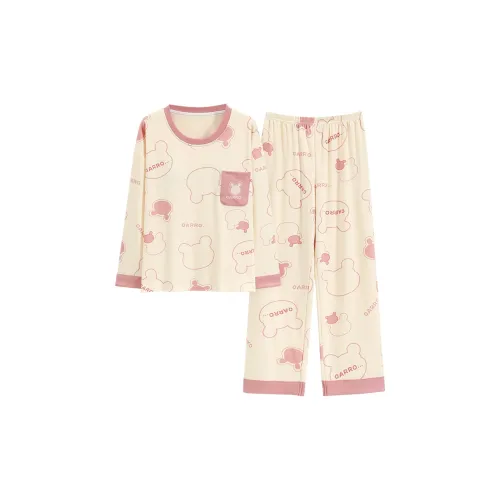 FENTENGCARE Pajama Set Women's Apricot