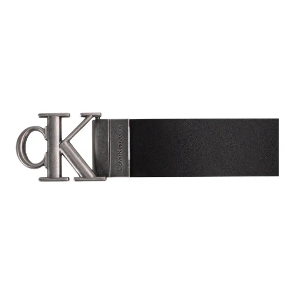 CALVIN KLEIN Cow Leather Belts Men's Space Black Width  3.5cm-2