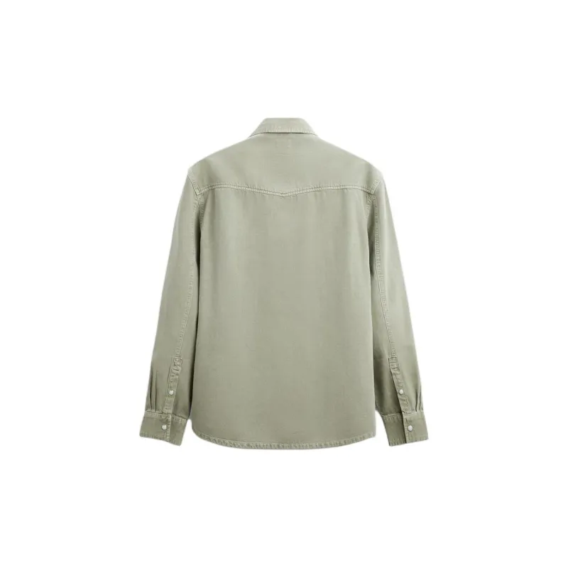 ZARA Shirts Men Light Green-1
