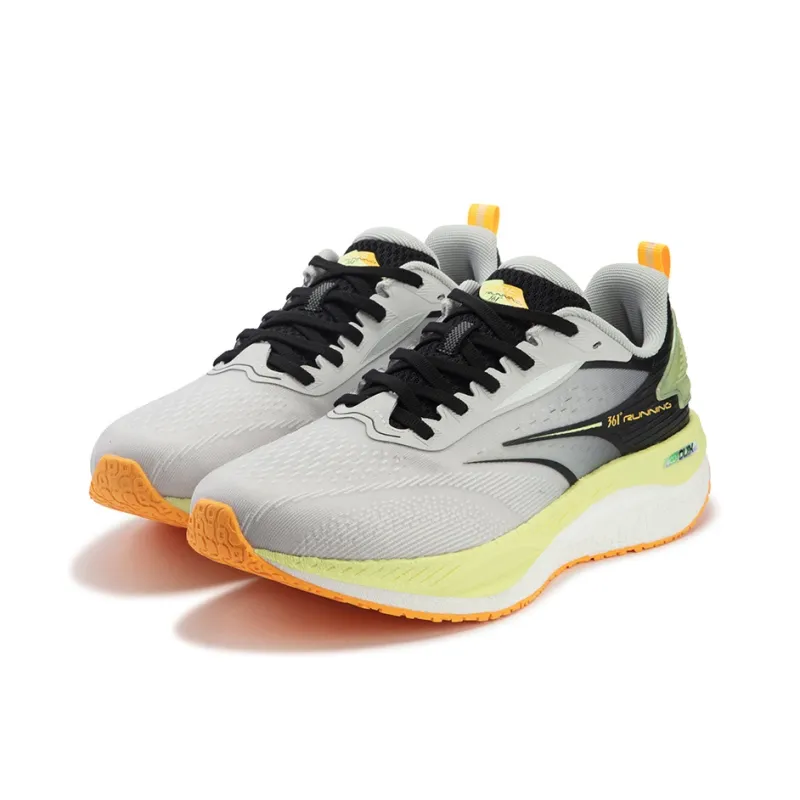 361° Speed Boost CQT Durable Breathable Low Top Casual Running Shoes Men's Gray Green-2