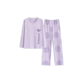 FENTENGCARE Pajama Set Women's Taro Purple