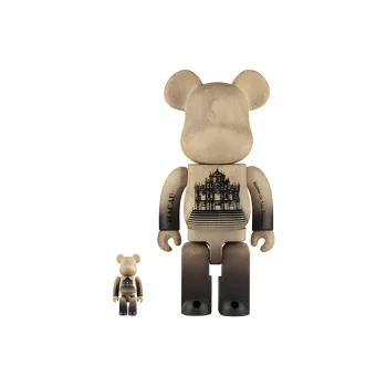BE@RBRICK X Ruins Of Saint Paul's Brown