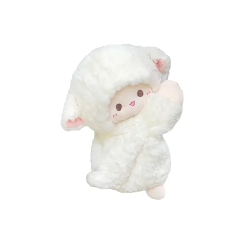 Holding bamboo Backpacks Little Lamb Plush Pouch - White