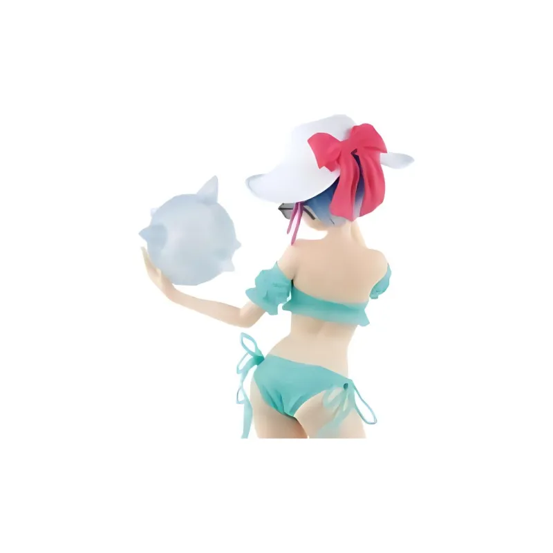 BANPRESTO Rem Glass Factory, Zero Starting Life In Another World, Rem, Swimsuit, Bonus Gift Scale Figures 22cm-1