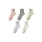 5-Pack[Gray+Light Purple+Light Green+Coral+Ecru]