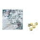 Gray Green+Random Silk Scarf Clip