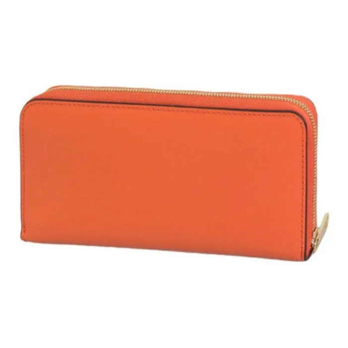 Furla Leather Wallet Women's Orange-2