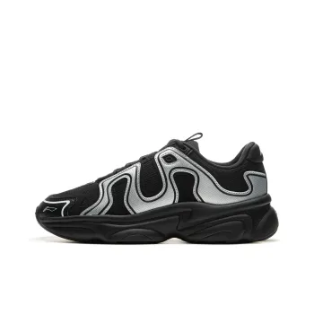 LiNing Coconut Milk 2.0 Dirty Anti Slip Wear Resistant Low Top Casual Shoes Women's Black Silver