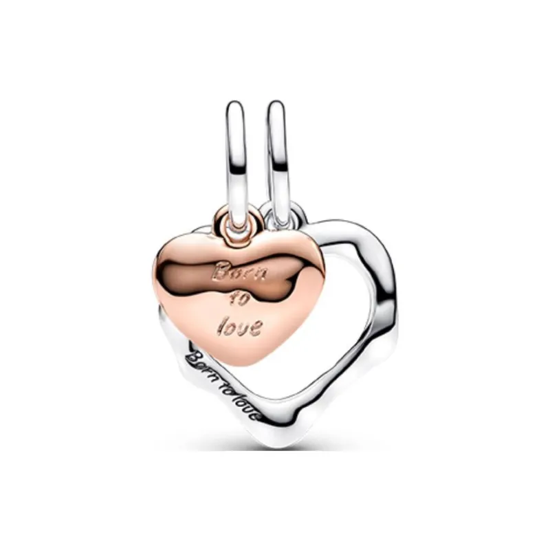 Pandora Gold Plated Copper Silver Alloy Pendants Women's Multicolor-0