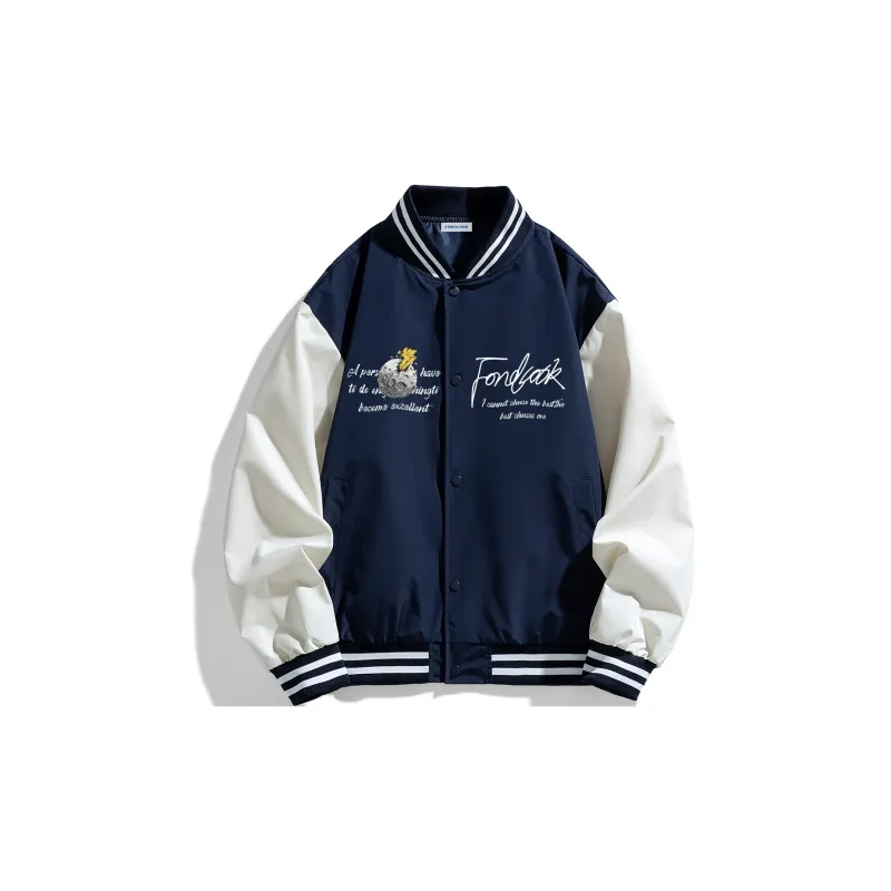 FONDLOOK Baseball Jacket Unisex-10
