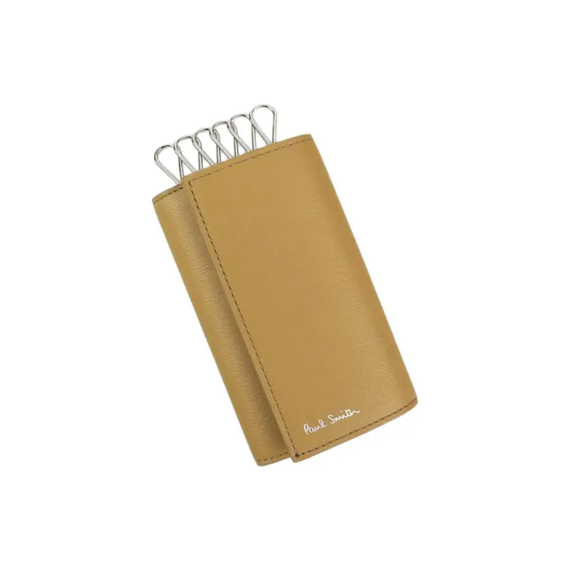 Paul Smith Cow Leather Wallet Key Pouch Men's Tawny-0